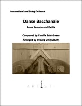 Danse Bacchanale Orchestra sheet music cover